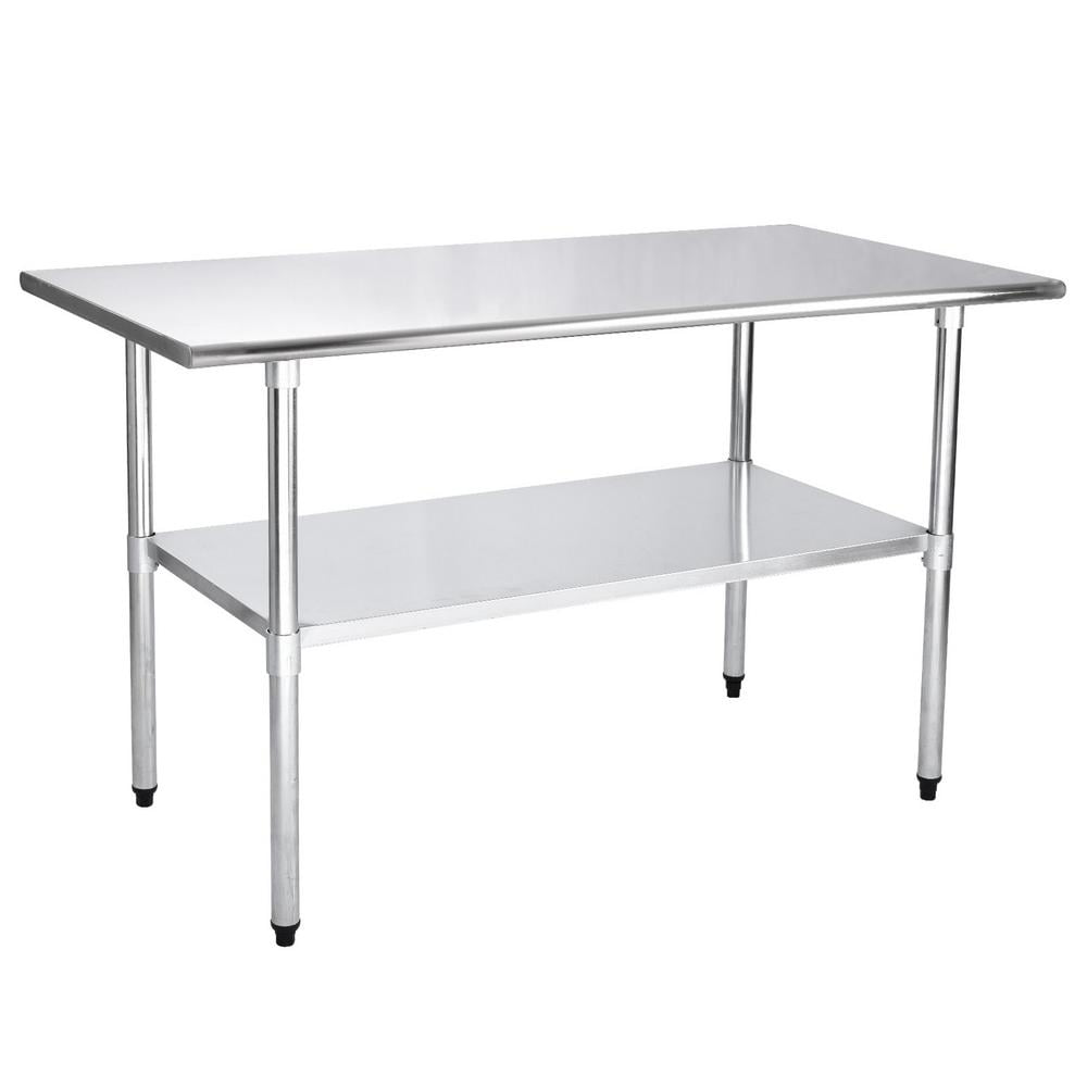Details about   24 x 48 Stainless Steel Work Prep Table With Undershelf Kitchen Restaurant House