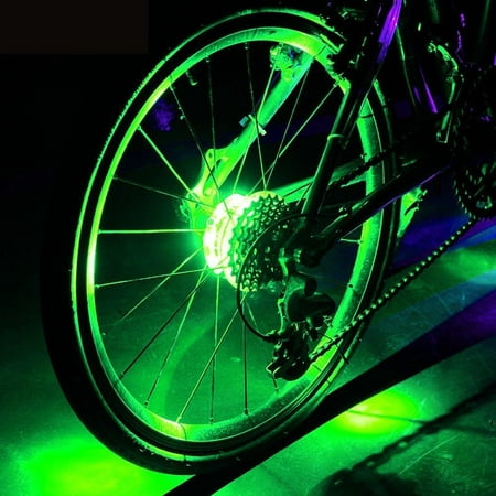 Lufei Bicycle Wheel Light Bike Front/Tail Hub Light Led Spoke Warning Lamp Cycling Decoration Night Riding Bike Accessories.