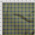 thumbnail image 3 of oneOone Cotton Flex Blue Fabric Madras Check Craft Projects Decor Fabric Printed By The Yard 40 Inches Wide, 3 of 4