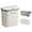 White-large, variant on 8.5/12L Wall Mounted Kitchen Trash Can Large Capacity Kitchen Garbage Cans with Lid Trash Bin for Bathroom Decor