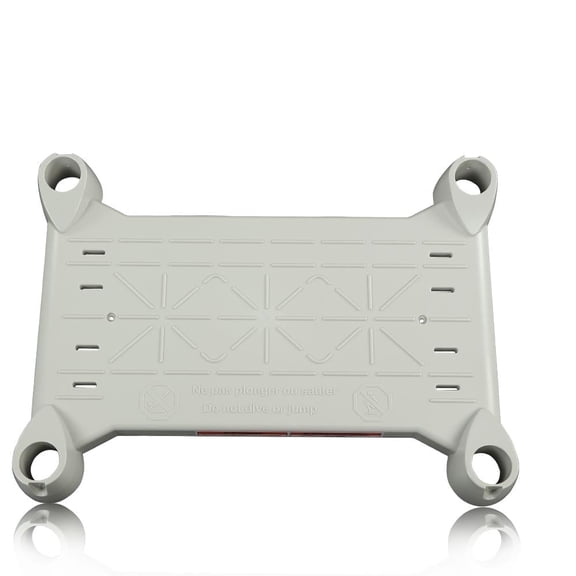 PIT66 1Pcs Platform for Above Ground BiltMor Swimming Pool Step White