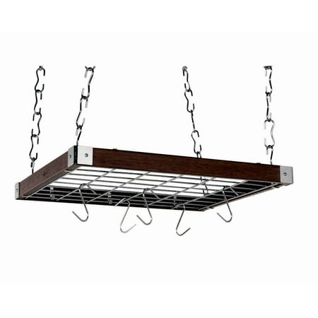 - Wood Ceiling Pot Rack
