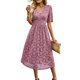 thumbnail image 1 of Faldas largas Vestido ajustado Suelto Mujer Estilo casual Cremallera Traje de vacaciones (Rosa M) Ygjytge Rosa T M para Mujer, 1 of 8