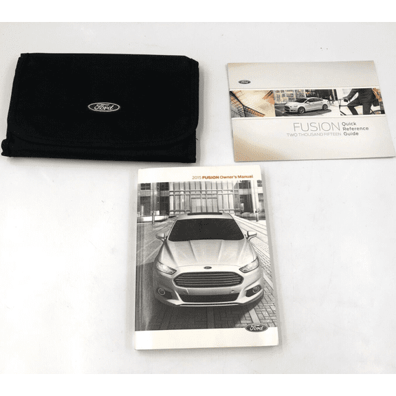2015 Ford Fusion Owners Manual Handbook Set with Case OEM P04B32009