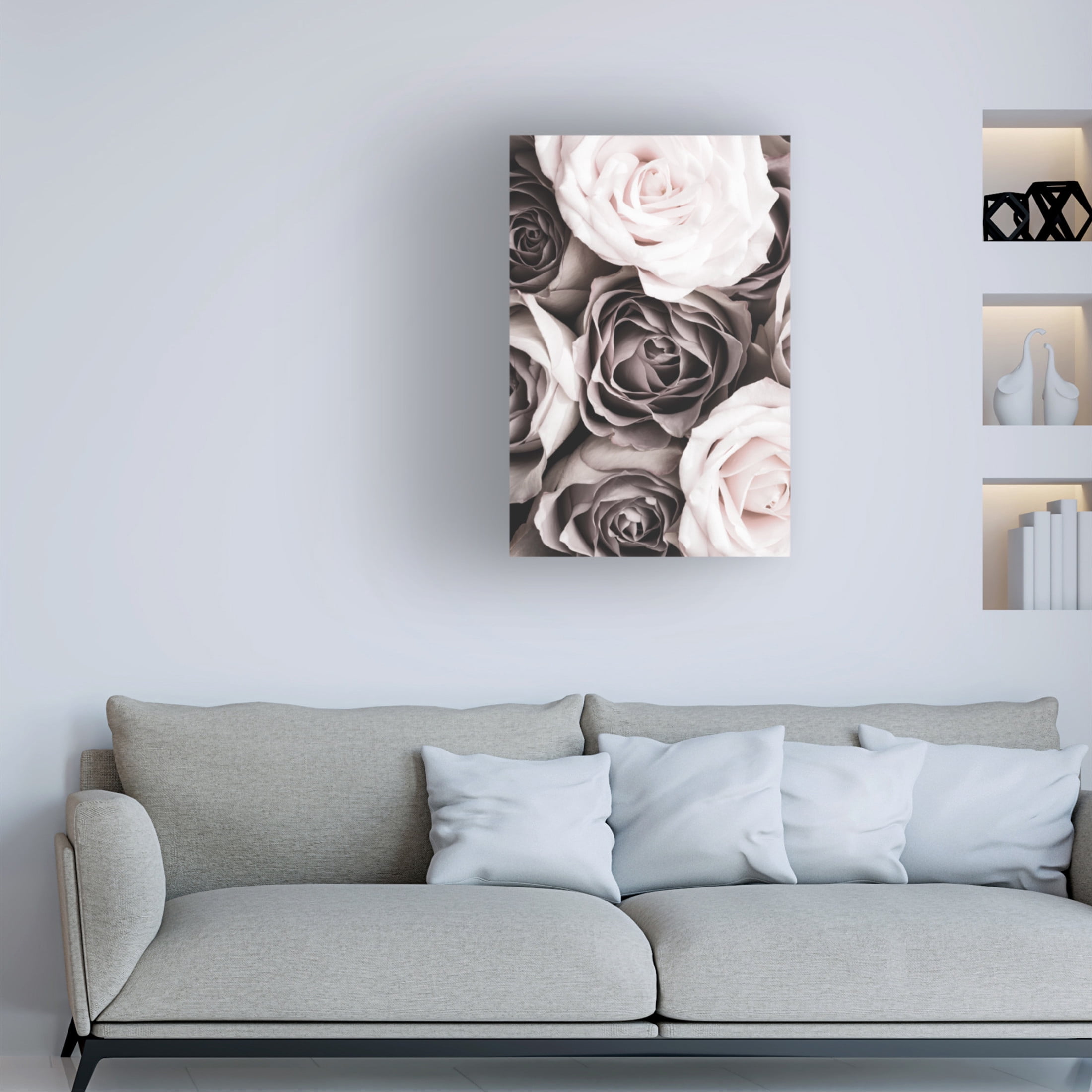 Trademark Fine Art Pictufy Studio Roses Canvas Wall Art