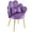 Purple, variant on HOWEN Petal Makeup Vanity Chair with Back,Flower Cute Girls Desk Chair Comfy No Wheels,Modern Dining Chair,Small Accent Chair with Adustable Gold Legs&Bow Pillow for Home Office,Bedroom,Velvet,Purple