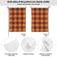 thumbnail image 2 of Easygdp Fall Buffalo Plaid Garden Flag Yard Flag Welcome Flag, Double-Sided, Weather Resistant for Outdoor Decor - 28"x40", 2 of 9