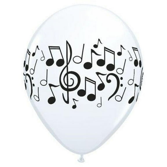 LOONBALLOON Music Balloons, 11″ MUSIC NOTES WRAP