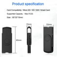 thumbnail image 3 of Smart Card Reader USB 2.0 Micro SD/TF Memory Plug and Play CAC Card Reader for OS Windows 10 8 7 Vista, 3 of 8