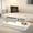 White+White Marble, variant on Coffee Table with Expandable Function and Storage Compartments / Adapt to Space, Organize Living Room Items