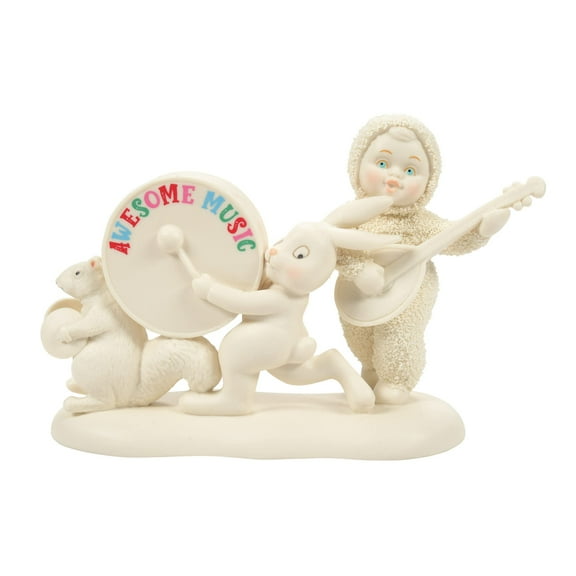 Department 56 Snowbabies Classic Collection Awesome Music Figurine, 4.17 Inch