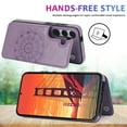 thumbnail image 7 of Allytechgroup Case for Samsung Galaxy S25+ with Credit Card Slot, RFID Blocking PU Leather Slim Stand Shell Anti-shock Military Grade Drop Protection for Samsung Galaxy S25+, Purple, 7 of 7