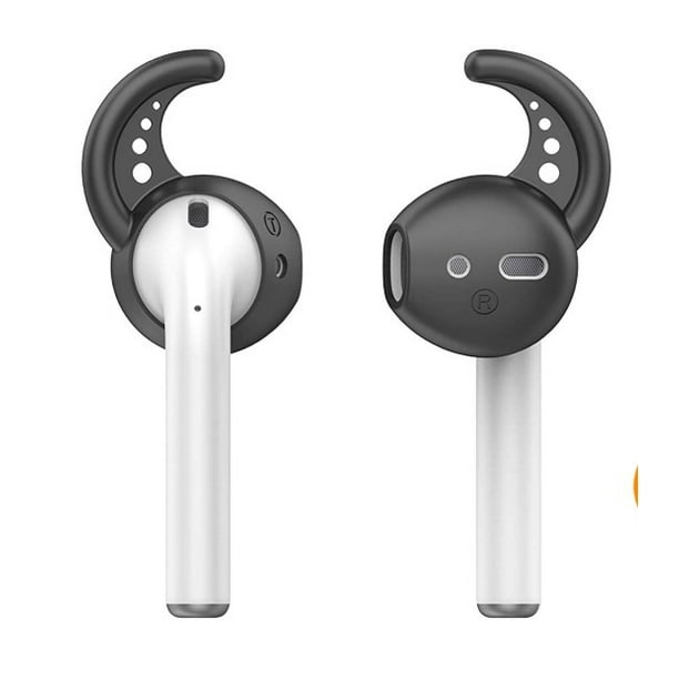 Pairs AirPod Ear Hooks For Apple Airpods 1 & 2 Earpods, Silicone Ear Hooks Tips Covers Accessories for Headphones Earphone Earbuds (Black) - Walmart.com