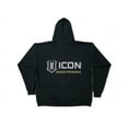 thumbnail image 2 of ICON Standard-Logo Hoodie – Black, Extra Large, 2 of 2