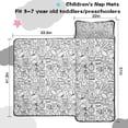 thumbnail image 5 of Football Icons Pattern Toddler Nap Mats for Kids Preschool,Sleeping Mat Bag or Kids,Toddler Sleeping Bag,Toddler Nap Mat or Daycare, 5 of 6
