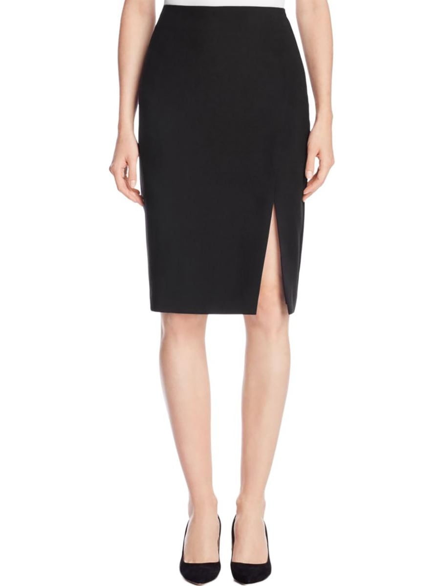 Finity - Finity Womens Knee-Length Side Slit Straight Skirt - Walmart ...
