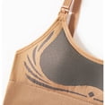 thumbnail image 3 of Women's Color Block Nursing Bra, Wirefree Adjustable Strap Breastfeeding Bra, Pregnancy Supportive Soft Bra, 3 of 7