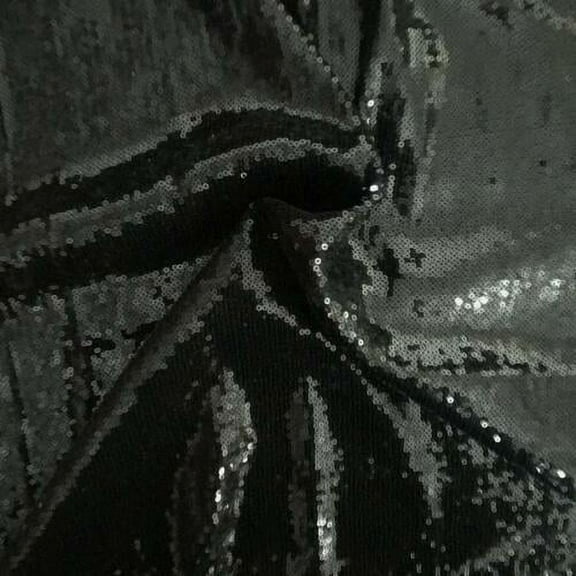 20 Yards MINI DISC SEQUIN GLITZ NYLON MESH FABRIC BACKDROP SASH OVERLAY 15 Color