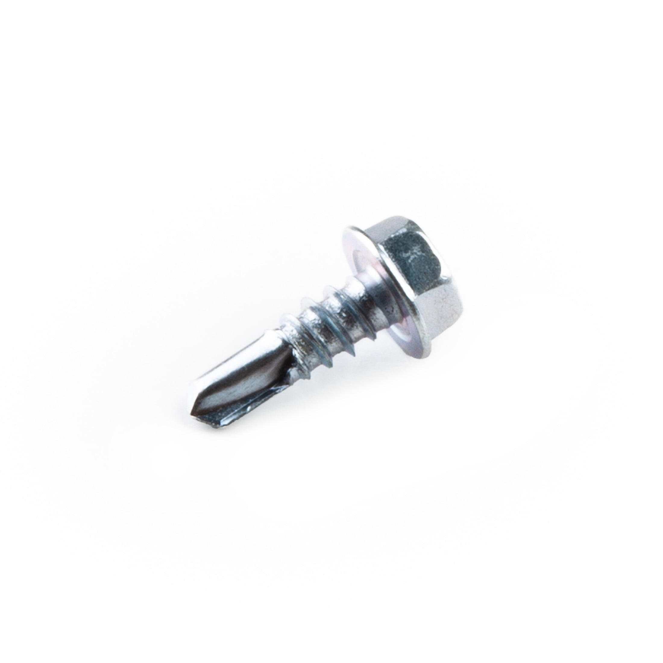 Hillman Self Drilling Screws #10 x 1", Steel, Zinc, Interior, Hex, Silver, 7 pack