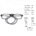 thumbnail image 4 of Reading Glasses High-grade Tr Magnetic Absorption Hanging Neck Funky Readers Glasses, 4 of 4