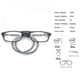 thumbnail image 4 of Reading Glasses High-grade Tr Magnetic Absorption Hanging Neck Funky Readers Glasses, 4 of 4