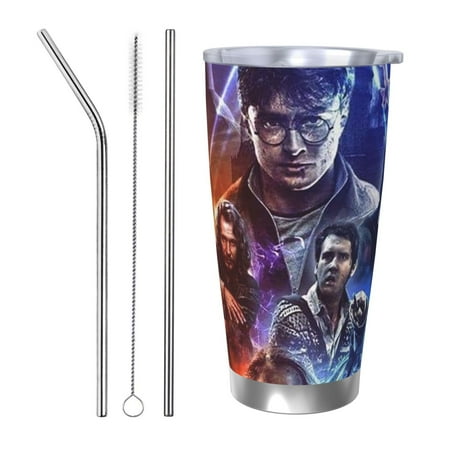 

Harry Potter Coffee Mug 20 Oz Insulated Stainless Steel Coffee Travel Mug | Vacuum Sealed Cartoon Design Bottle for Car & Gifts
