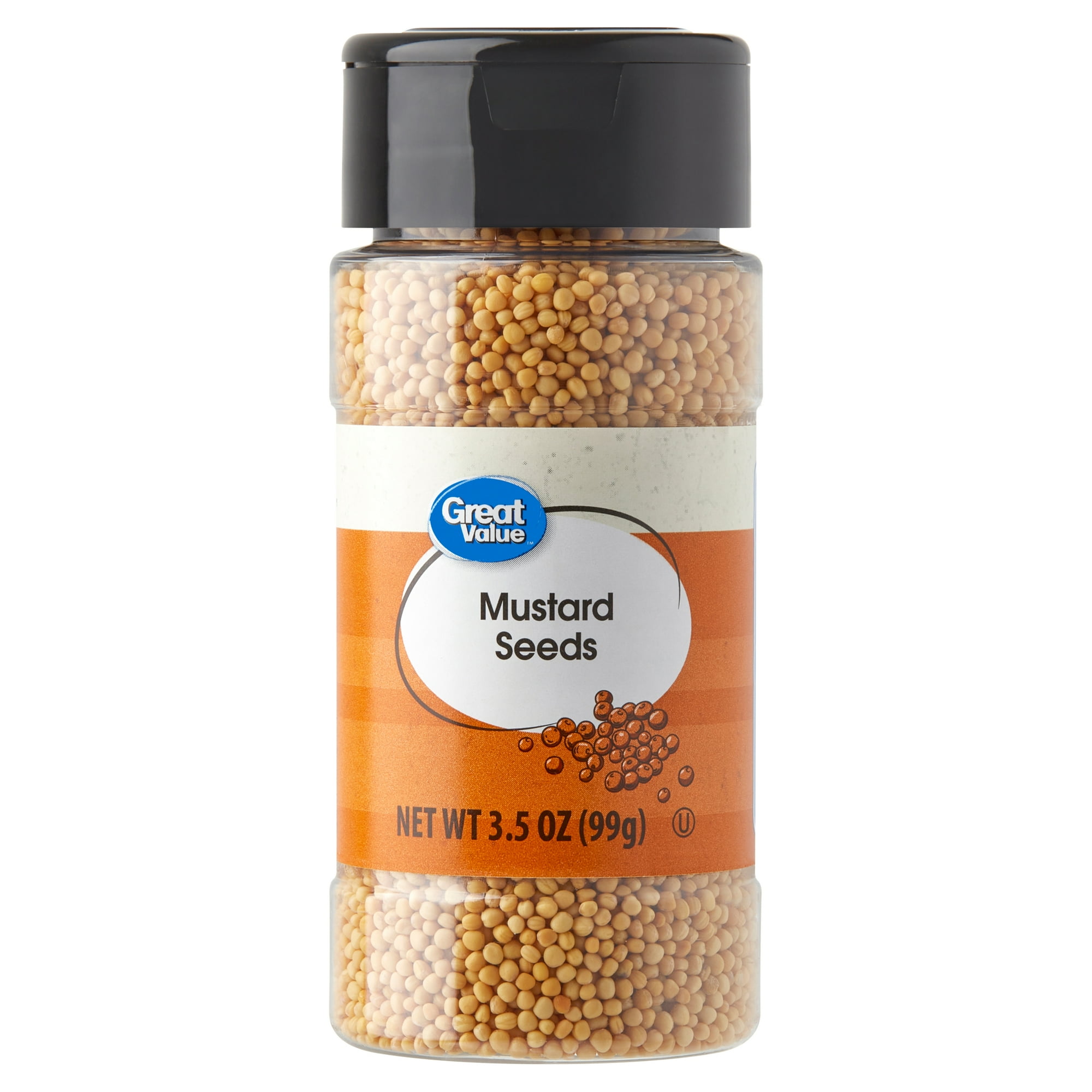 Great Value Mustard Seeds, 3.5 oz