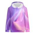 thumbnail image 4 of Bovemsi Sweatshirt for Women Large Hoodie With Gradient Print Plus Size Long Sleeved Sweater Pullover Autumn Pocket Clothes Comfort Hoodie, 4 of 9