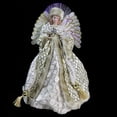 thumbnail image 2 of Northlight 16" Ivory and Gold Angel in Sequined Gown Christmas Tree Topper, 2 of 3