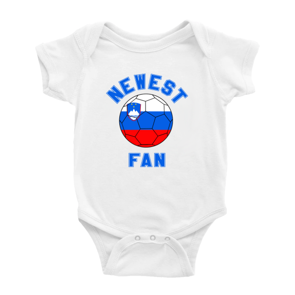Newest Slovenia National Soccer Team Fan Clothes Unisex (White, 18-24 Months)