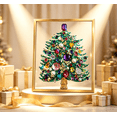 thumbnail image 5 of Jeweled 3D Christmas Tree Framed Art,2026 Latest Sparkling Crystal Xmas Tree DIY Craft Set, Easy-to-Make Glowing Hanging Ornaments, Calming Creative Hobby for Craft Lovers(Purple Faceted), 5 of 7