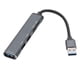 thumbnail image 3 of Diseño elegante USB 3.0 Docking Hub, con lector de tarjetas TF/SD Docking Station 2x USB 2.0 USB Splitter para dispositivos USB Gaming Desk Laptops PC, 3 of 7