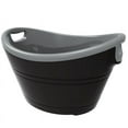 IGLOO 20 qt. Insulated Beverage Party Bucket Cooler Black/Silver