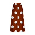 thumbnail image 4 of yillto Cotton Linen Skirts for Womens High Waist Flowy Summer Beach Vacation Polka Dot Skirt with Pockets, 4 of 5