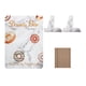 thumbnail image 1 of Expositor de pared reutilizable para donas, soporte rústico para donas, ideal para cumpleaños Blanco, 1 of 9