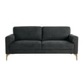 thumbnail image 2 of Studio Living Mayfield Modern Sofa, Black Woven Fabric, 2 of 10