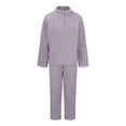 thumbnail image 4 of TIANZEN Winter Warm Pyjamas Sleepwear Two Piece With Pockets Pyjama Crew Neck Sweatshirt Plus Size Long Dressy Pant Suits for Women Suit plus Size Women Homecoming Pants Outfit Junior, 4 of 6