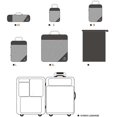 thumbnail image 3 of Travel Compressible Organizer Bag Set Luggage Organizer Organizer, 3 of 4
