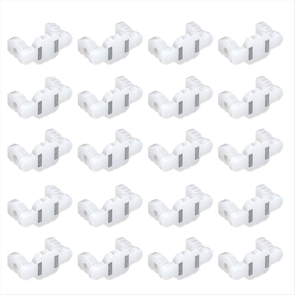 New Arrivals 20Pack Strong Magnetic Christmas Light Clips Roof for C9 Socket, Outdoor,Outside Xmas String Rope Siding Fence