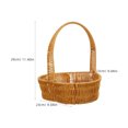 thumbnail image 2 of unbranded Cesta Exterior De Almacenamiento Khaki Con Asa Para Y Verduras En Rústico, 2 of 8