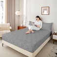 thumbnail image 4 of Feelyou Mandala Damask Twin Sheet Sets, Western Dragonfly Animal Bedding, 3-Piece, 4 of 7