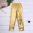 thumbnail image 7 of DPOIS Kids Girls Glossy Metallic Dance Leggings Stretchy Gymnastic Tights Hip Hop Dance Pants Trousers, 7 of 7