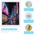 thumbnail image 3 of Diamond Art Kits for Adults, Neon City Street Night Lights 5D Diamond Painting Kits for Adults Beginners, DIY Full Drill Diamond Painting, Gem Art and Crafts 12x16, 3 of 7