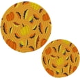 thumbnail image 7 of SKYSONIC Cute Autumn Pumpkin Pattern Trivet Pot Holders Pads, Set of 2 Leaves Pine Cone Pot Holder Heat Resistant Trivets Cotton Thread Weave Mats Kitchen Table Decor, 7 of 7
