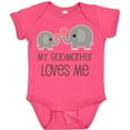 thumbnail image 3 of Inktastic My Godmother Loves Me Boys or Girls Baby Bodysuit, 3 of 5