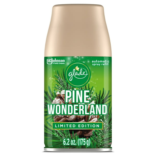 Glade Automatic Spray Refill, Air Freshener, Pine Wonderland, 6.2 oz