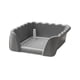thumbnail image 2 of Caja de arena para inodoro para perros, valla elevada desmontable, bandeja para orinal de entrenamiento extraíble para conejos, otras mascotas, , gris, 2 of 8