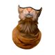 thumbnail image 1 of Mascarilla facial tipo bandana con presillas para las orejas, polaina refrescante para el cuello, bufanda para mujer gato amarillo, 1 of 9