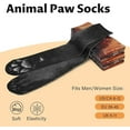 thumbnail image 2 of Funny Socks for Men Women Teens - Fun Animal Cat Paws Socks 3D White Elephant Novelty Gifts for Dad Husband Cute Funky Crazy Socks - Valentine's Christmas Gag Gifts Stocking Stuffers, 2 of 7