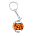 thumbnail image 1 of Porte-clés Rotatif nature Image Citrouille Fraîche Accessoires Chaîne clip, 1 of 3